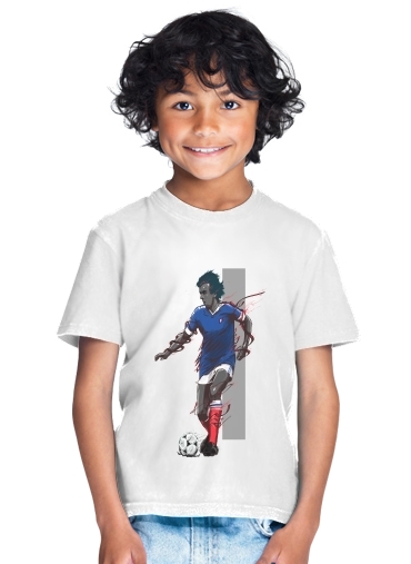  Football Legends: Michel Platini - France for Kids T-Shirt