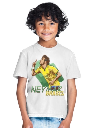  Football Stars: Neymar Jr - Brasil for Kids T-Shirt