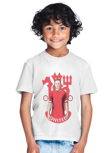  Football Stars: Red Devil Rooney ManU for Kids T-Shirt