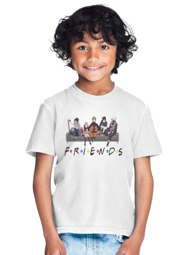  Friends parodie Naruto manga for Kids T-Shirt