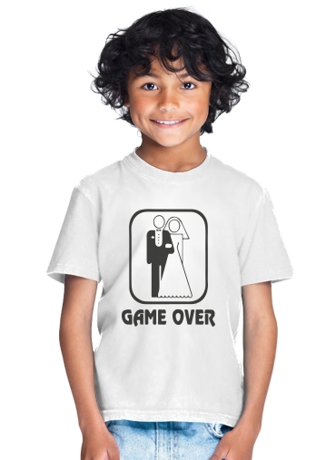  Game OVER Wedding for Kids T-Shirt