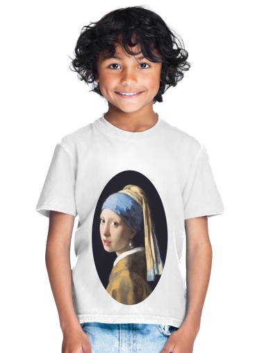  Girl with a Pearl Earring for Kids T-Shirt