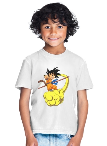 Goku Kid on Cloud GT for Kids T-Shirt