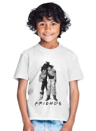  Goku X Vegeta as Friends for Kids T-Shirt