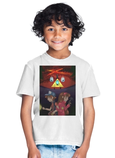  Gravity Falls Monster bill cipher Wheel for Kids T-Shirt
