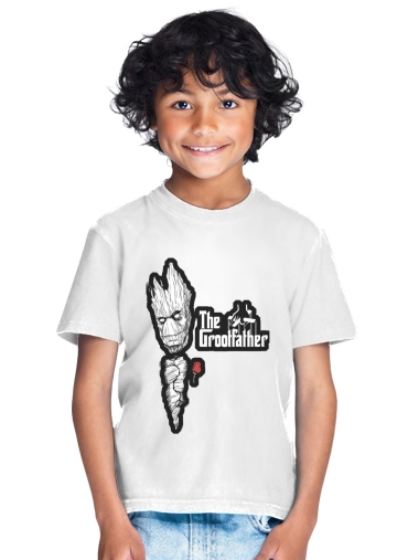  GrootFather is Groot x GodFather for Kids T-Shirt