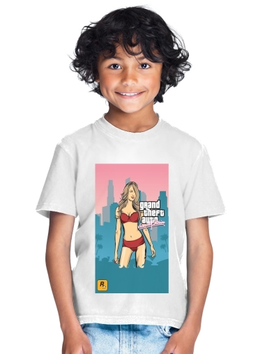  GTA collection: Bikini Girl Miami Beach for Kids T-Shirt