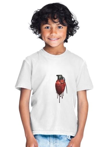  Heart Grenade for Kids T-Shirt