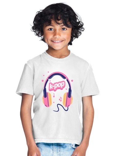  I Love Kpop Headphone for Kids T-Shirt