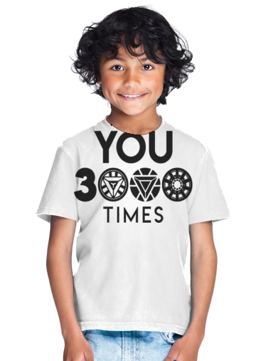  I Love You 3000 Iron Man Tribute for Kids T-Shirt