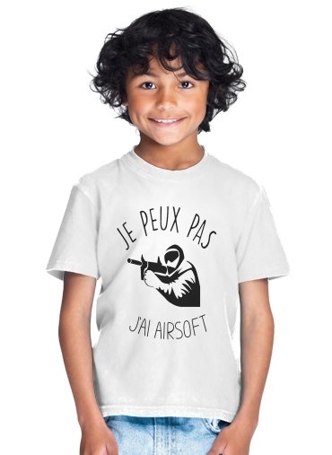  Je peux pas jai Airsoft Paintball for Kids T-Shirt