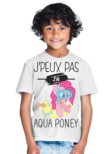  Je peux pas jai aqua poney girly for Kids T-Shirt