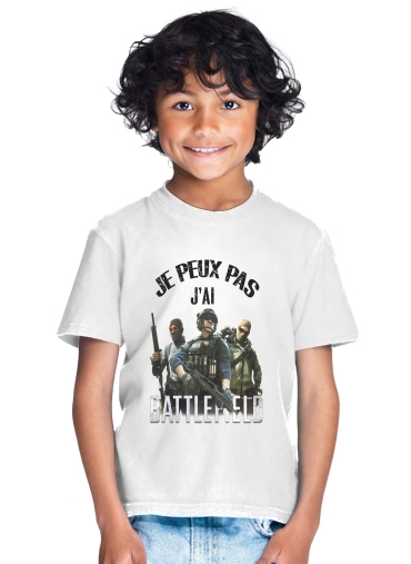  Je peux pas jai battlefield for Kids T-Shirt