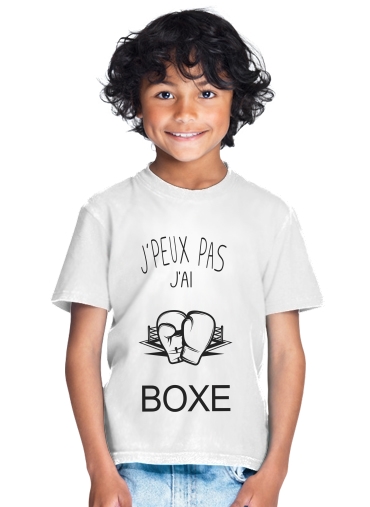  Je peux pas jai Boxe for Kids T-Shirt
