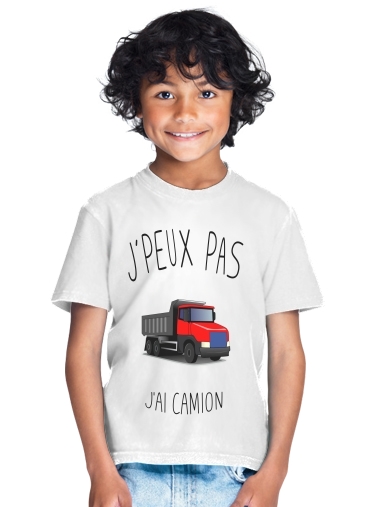  Je peux pas jai camion for Kids T-Shirt
