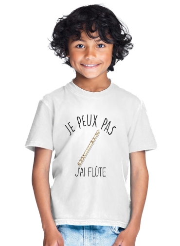  Je peux pas jai flute for Kids T-Shirt
