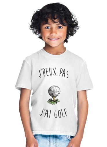  Je peux pas jai golf for Kids T-Shirt