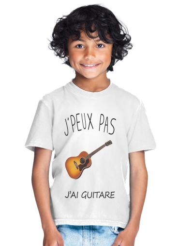  Je peux pas jai guitare for Kids T-Shirt