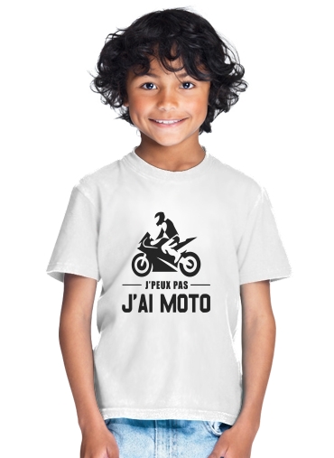  Je peux pas jai moto for Kids T-Shirt