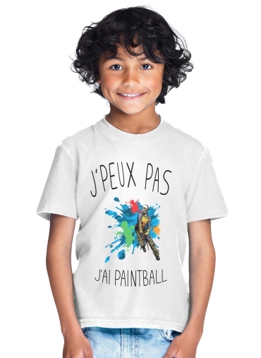  Je peux pas jai Paintball for Kids T-Shirt