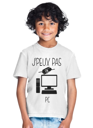  Je peux pas jai PC for Kids T-Shirt