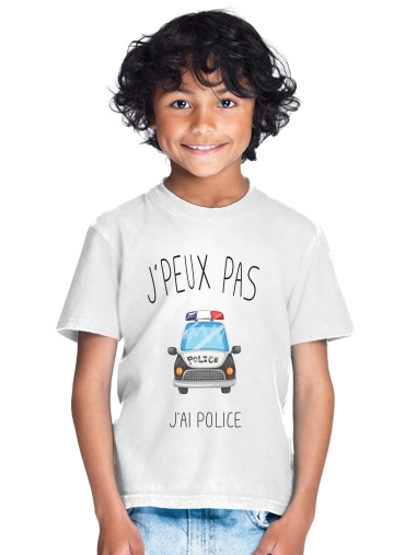  Je peux pas jai Police for Kids T-Shirt
