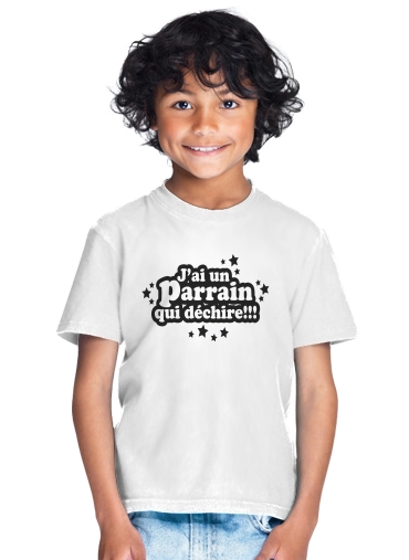  Je suis un parrain qui dechire for Kids T-Shirt