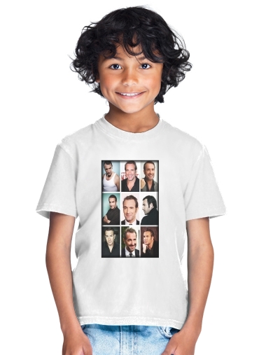  Jean Dujardin collage for Kids T-Shirt
