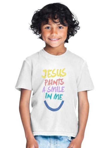  Jesus paints a smile in me Bible for Kids T-Shirt