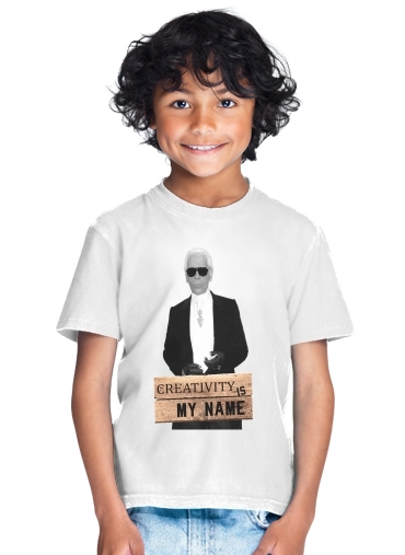  Karl Lagerfeld Creativity is my name for Kids T-Shirt