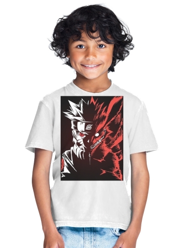  Kyubi x Naruto Angry for Kids T-Shirt
