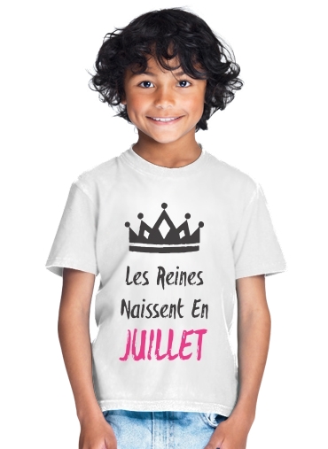  Les reines naissent en Juillet for Kids T-Shirt