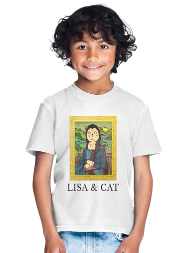  Lisa And Cat for Kids T-Shirt