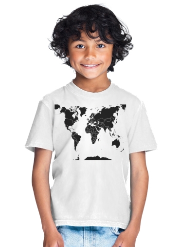  World Map for Kids T-Shirt
