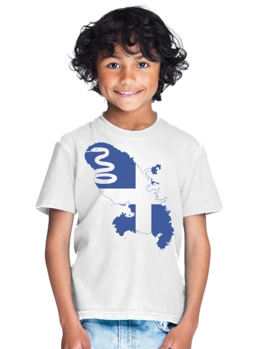  Martinique Flag for Kids T-Shirt