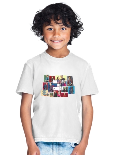  Mashup GTA and House of Cards for Kids T-Shirt