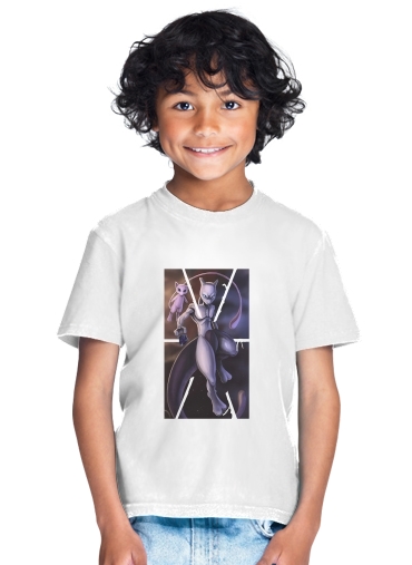  Mew And Mewtwo Fanart for Kids T-Shirt