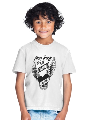  Mon pays cest lamour for Kids T-Shirt