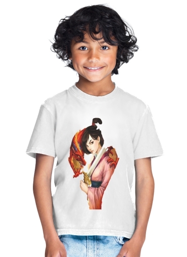  Mulan Warrior Princess for Kids T-Shirt