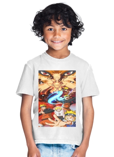  Naruto Evolution for Kids T-Shirt