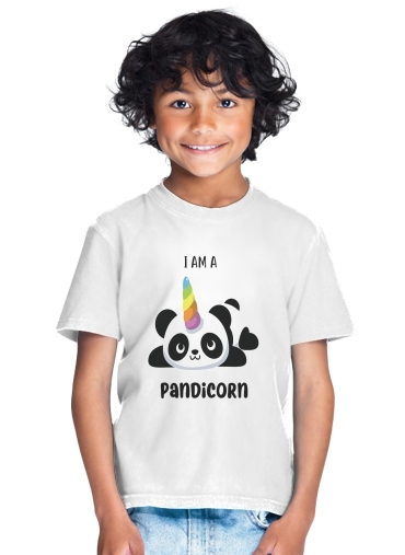  Panda x Licorne Means Pandicorn for Kids T-Shirt