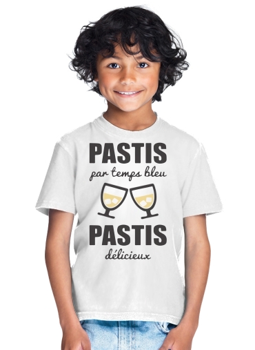  Pastis par temps bleu Pastis delicieux for Kids T-Shirt