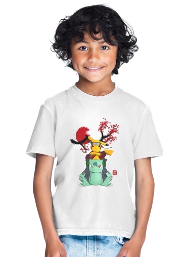  Pikachu Bulbasaur Naruto for Kids T-Shirt