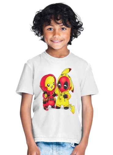 Pikachu x Deadpool for Kids T-Shirt