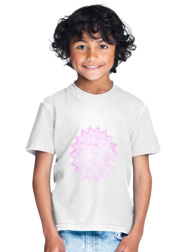  Pink Bohemian Boho Mandala for Kids T-Shirt