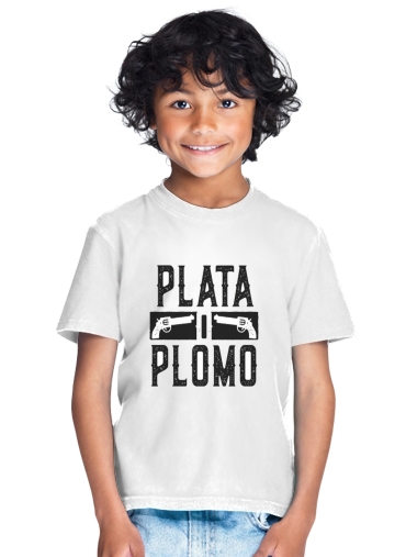  Plata O Plomo Narcos Pablo Escobar for Kids T-Shirt
