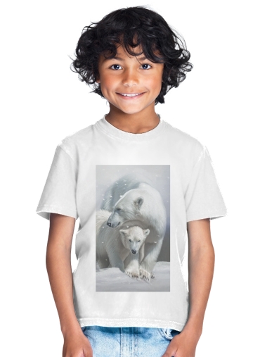  Polar bear family for Kids T-Shirt