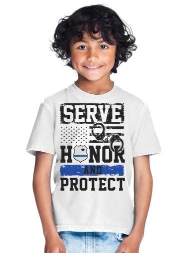  Police Serve Honor Protect for Kids T-Shirt