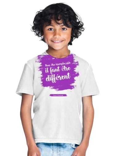  Pour etre irremplacable il faut etre different for Kids T-Shirt