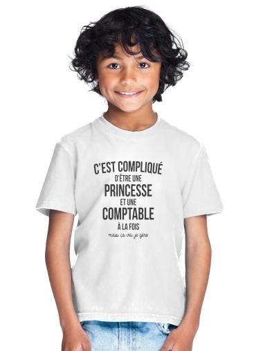  Princesse et comptable for Kids T-Shirt